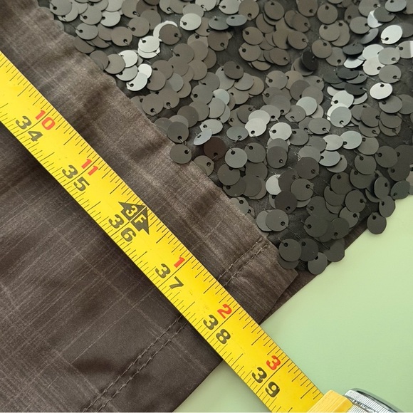 Simply Vera Vera Wang Sleeveless Black Sequined Dress Women’s Size 16 - Picture 6 of 8